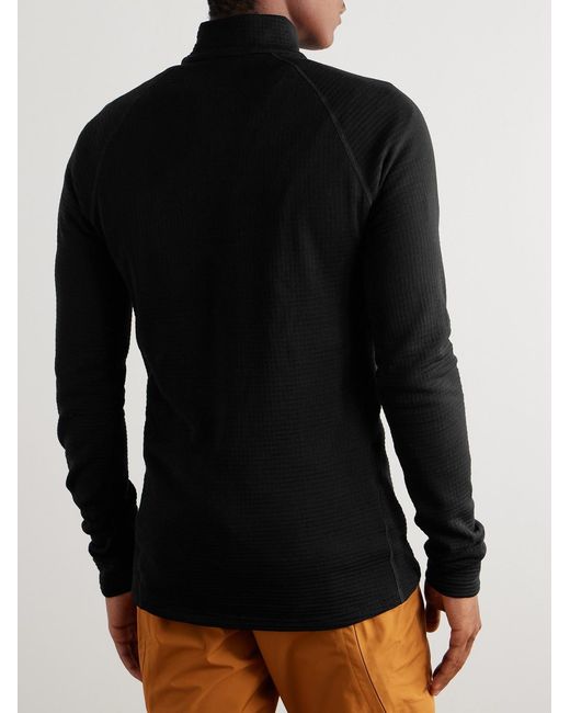 houdini Black Desoli Solid Merinotm Half-zip Ski Base Layer for men