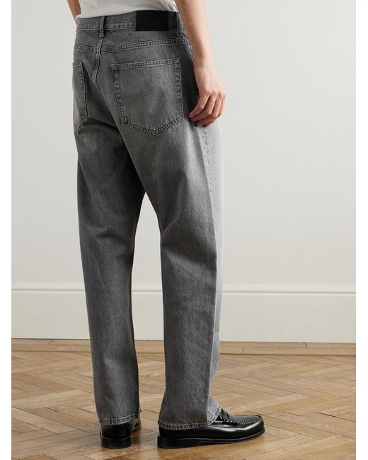 NN07 Gray Otis 10034 Straight-Leg Organic Jeans for men