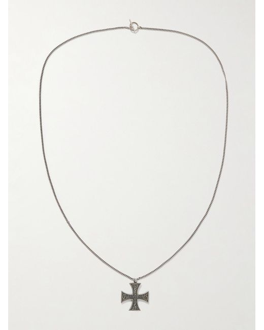 Enfants Riches Deprimes White Pendant Necklace for men