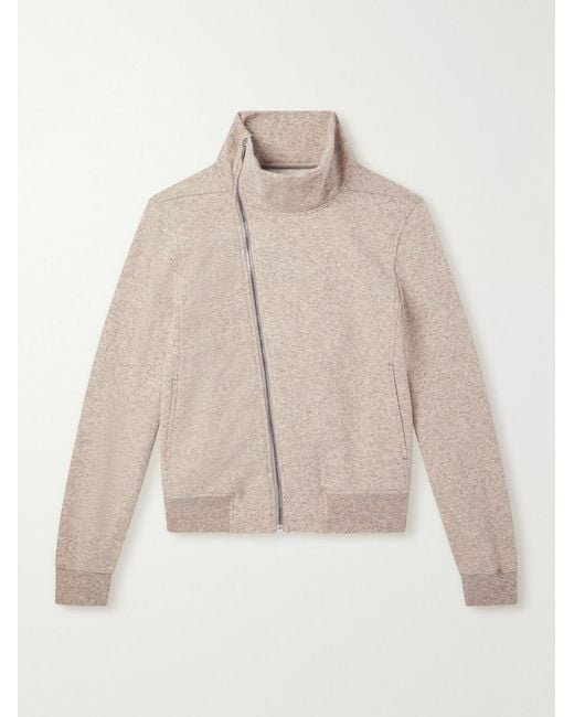 Rick Owens Natural Bauhaus Wool And Cotton-Blend Zip-Up Sweater for men
