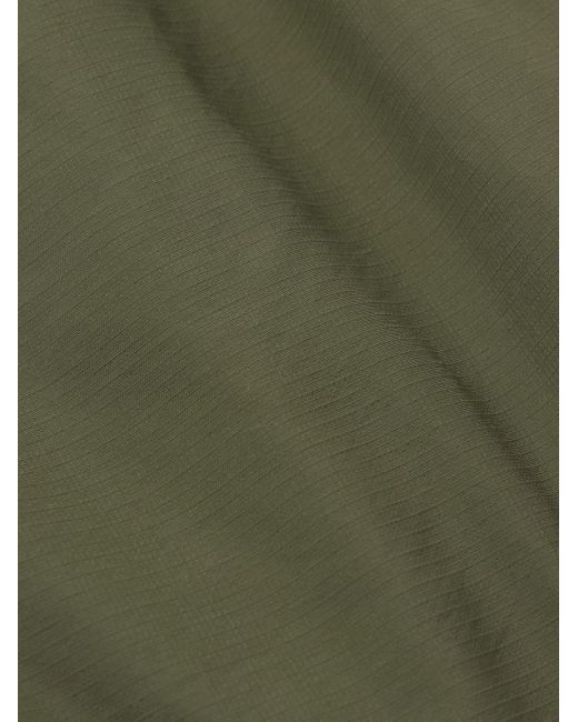 Beams Plus Weit geschnittene Shorts aus Nylon-Ripstop in Green für Herren
