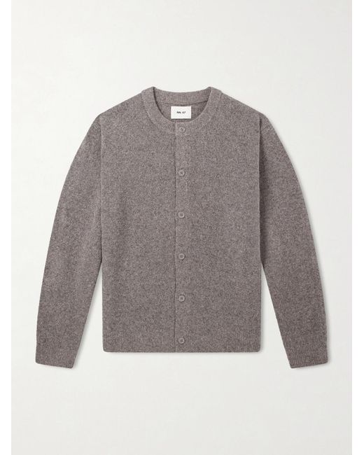 NN07 Gray Jasper 6683 Wool-blend Cardigan for men