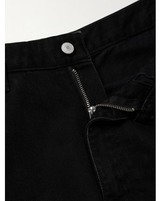 SSAM Black Tapered Jeans for men
