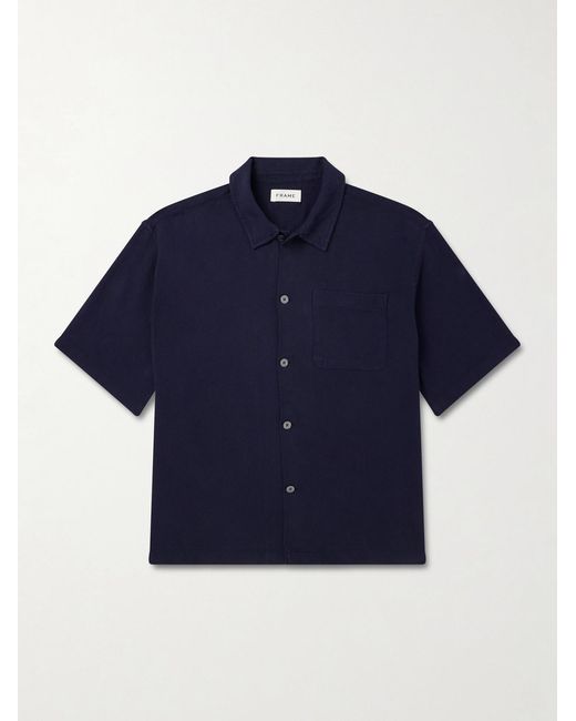 FRAME Blue Cotton Shirt for men