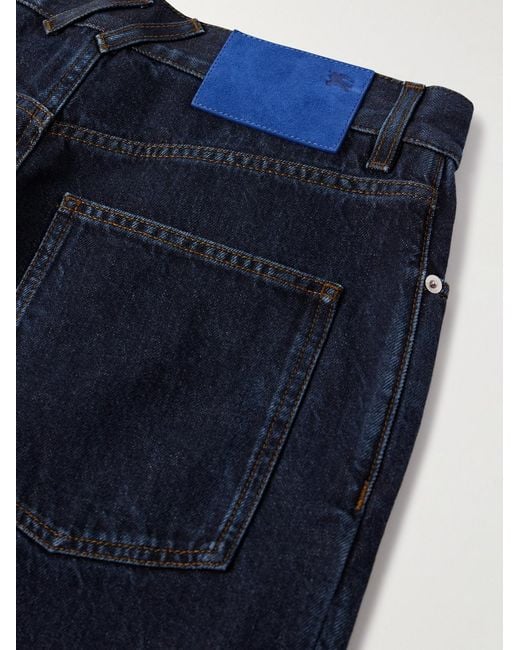 Burberry Blue Straight-Leg Jeans for men