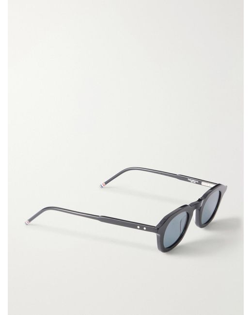 Thom Browne Black Round-Frame Acetate Sunglasses for men