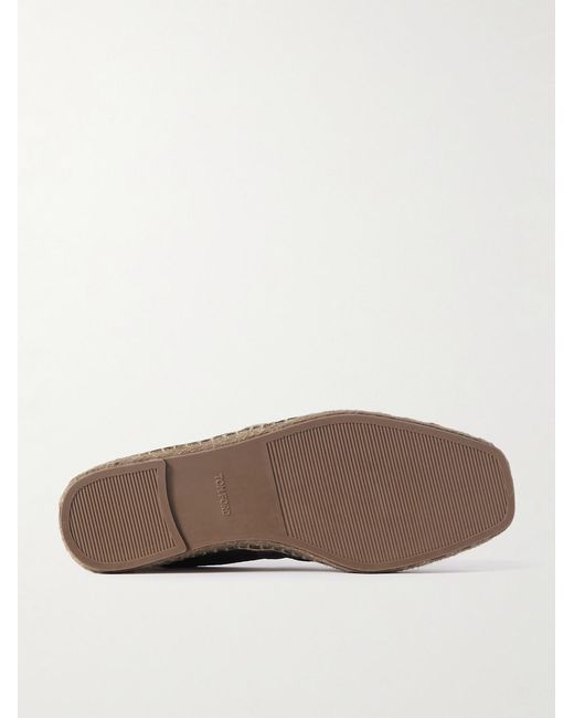 Tom Ford Brown Espadrille for men
