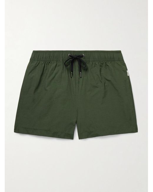 Onia Green Charles Short-Length Slim-Fit Shell Swim Shorts for men