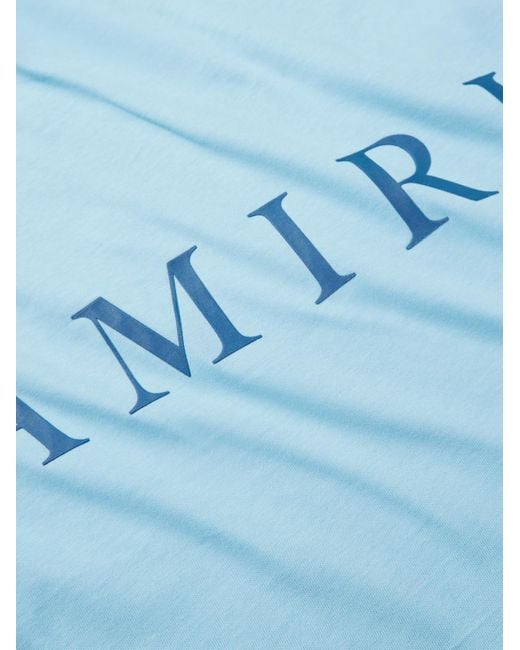 Amiri Ma Logo T-shirt In Air Blue for men