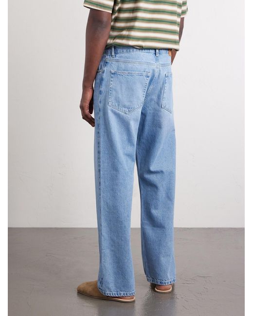 NN07 Blue Otis 10031 Straight-Leg Organic And Recycled Selvedge Jeans for men