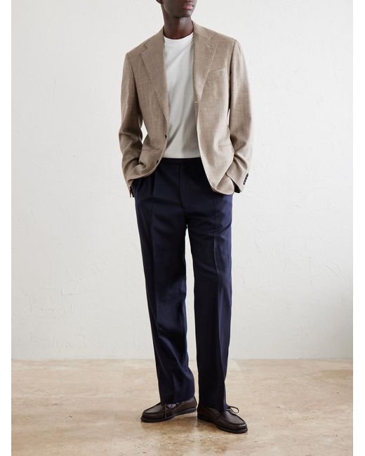 Brioni White Cotton-Jersey T-Shirt for men