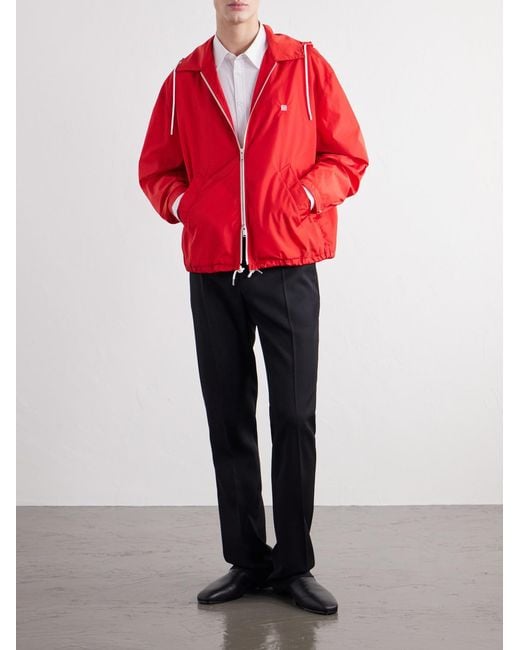 Totême  Red Shell Hooded Jacket for men