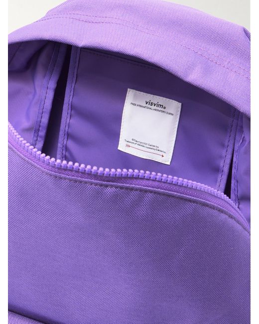Visvim Purple Cordura Backpack for men