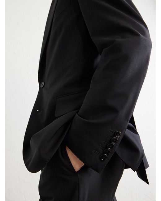 Tom Ford Black Shelton Stretch-Wool Jacket for men