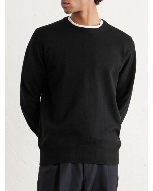 Oxton Cashmere Sweater di William Lockie in Black da Uomo