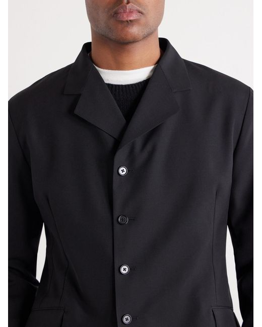 Jil Sander Black Virgin Wool Jacket for men