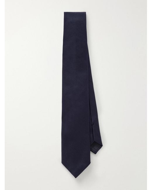 Tom Ford Blue 7cm Silk-twill Tie for men
