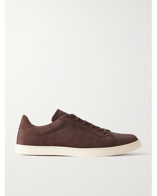 George Cleverley Brown Jack Iii Leather Sneakers for men