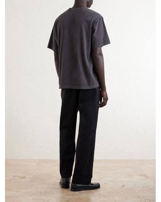 Neighborhood Blue Straight-Leg Cotton Chinos for men