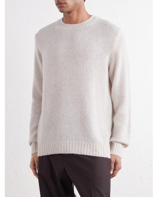 NN07 Natural Lee 6598 Merino Wool-Blend Sweater for men