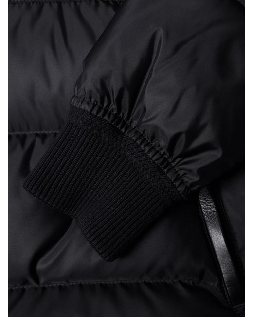 Tom Ford Blue Quilted Shell Down Jacket for men