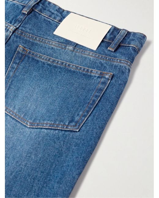 AMI Blue Tapered Jeans for men