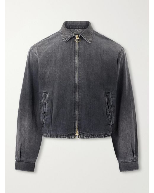 Kapital Gray Hacksaw Denim Jacket for men