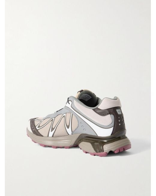 Salomon Gray Xt-Whisper Rubber-Trimmed Mesh Sneakers for men