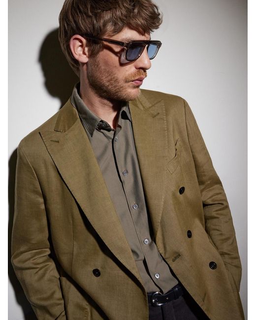 Cutler & Gross Metallic Gr14 Aviator-Style Acetate Sunglasses for men