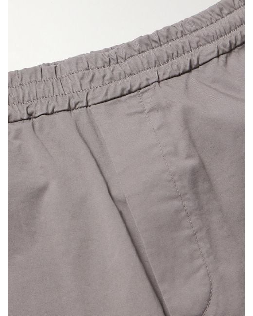 Barena Schmal zulaufende Hose aus Gabardine aus einer Baumwollmischung in Stückfärbung in Gray für Herren