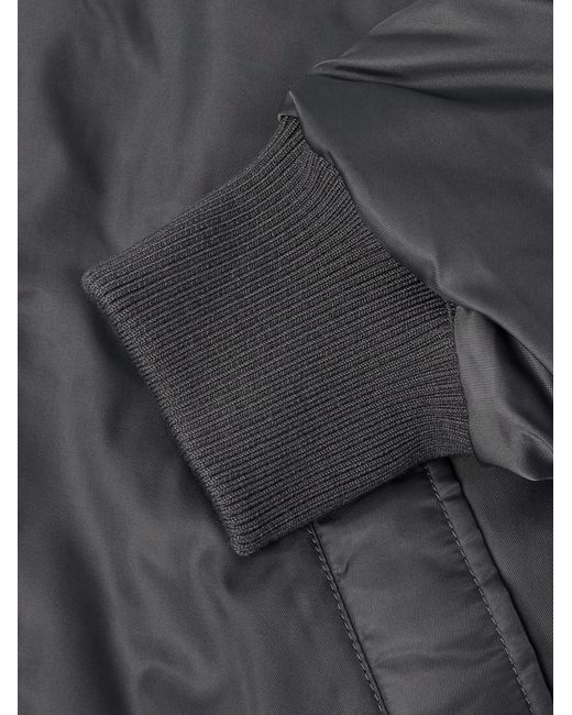 Officine Generale Gray Javier Shell Bomber Jacket for men
