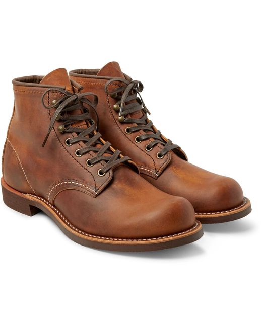 Red Wing Brown 3343 Blacksmith Leather Boots for men