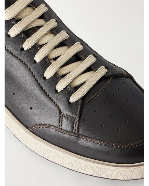 Officine Creative Brown The Answer 005 Leather Sneakers for men