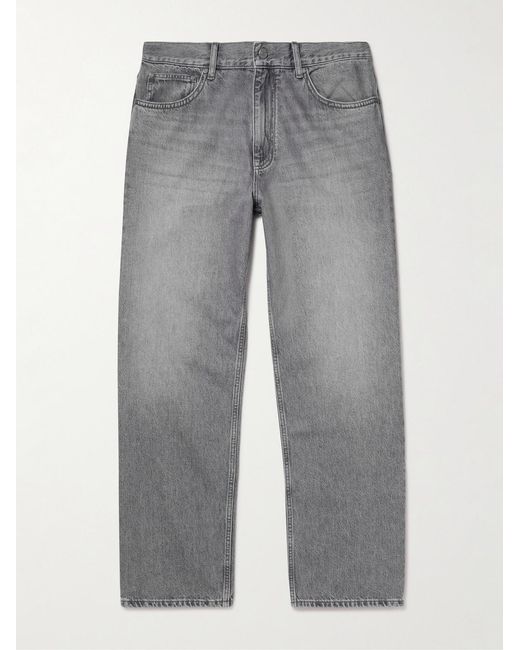 NN07 Gray Otis 10034 Straight-Leg Organic Jeans for men