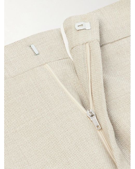 Mr P. Gray Wool Suit Trousers for men