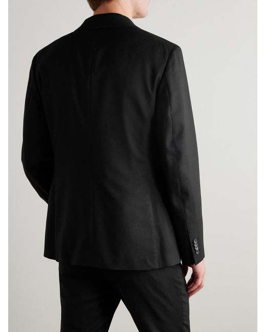 Mr P. Black Wool Suit Jacket for men