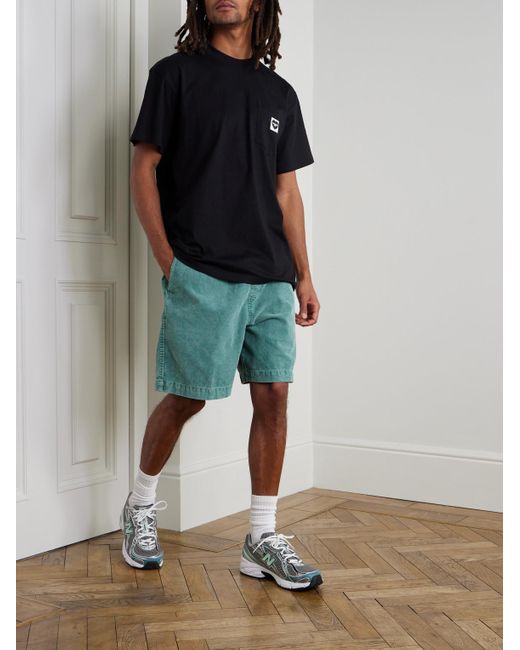 Shorts A Gamba Larga di Carhartt in Green da Uomo