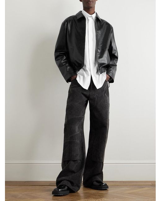 Logo-Embellished Cotton Oxford Shirt di Givenchy in White da Uomo