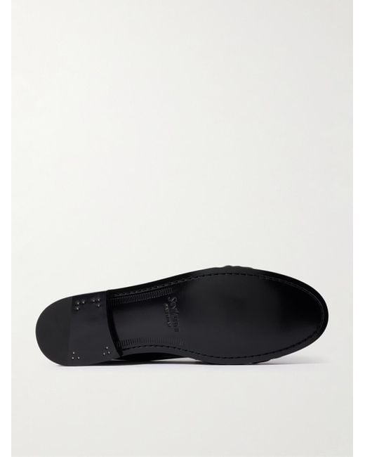 Mocassini di Saint Laurent in Black da Uomo