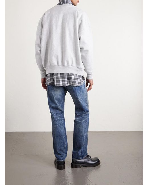 SAINT Mxxxxxx White Printed Cotton-blend Jersey Sweatshirt for men
