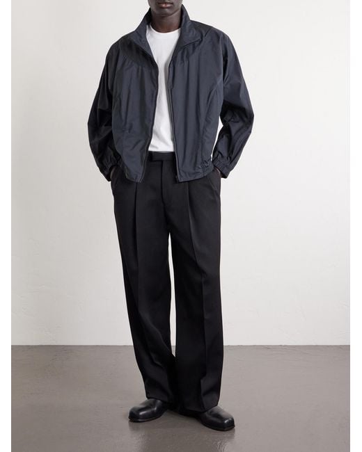 Givenchy Blue Cotton-Blend Shell Blouson Jacket for men