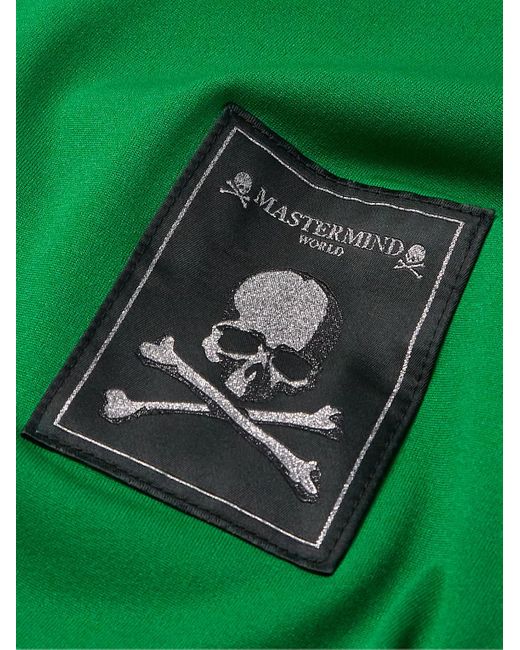 T-shirt in jersey con stampa e logo applicato di MASTERMIND WORLD in Green da Uomo
