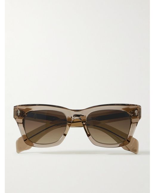 Jacques Marie Mage Natural Yellowstone Forever Dealan Square-frame Acetate Sunglasses for men