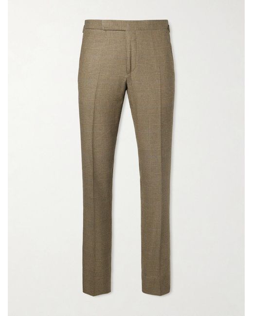 Ralph Lauren Natural Straight-leg Checked Silk for men