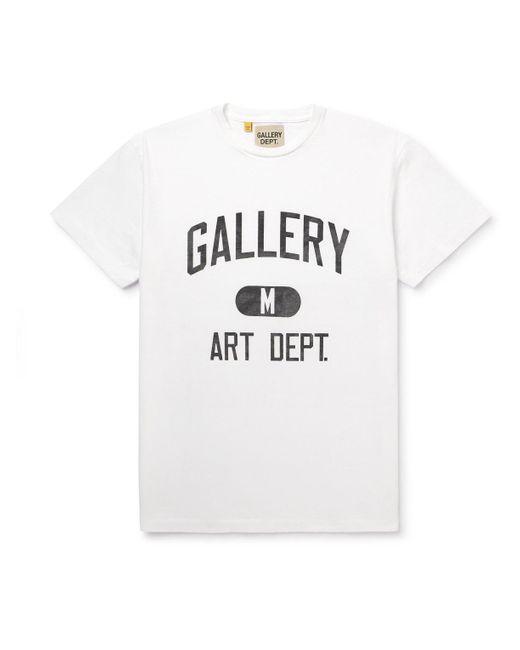 GALLERY DEPT. White Art Dept Logo-print Cotton-jersey T-shirt for men