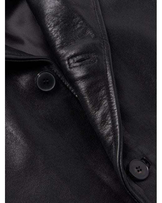 Enfants Riches Deprimes Sunday Drive Sakko aus Leder mit Logoprint in Black für Herren