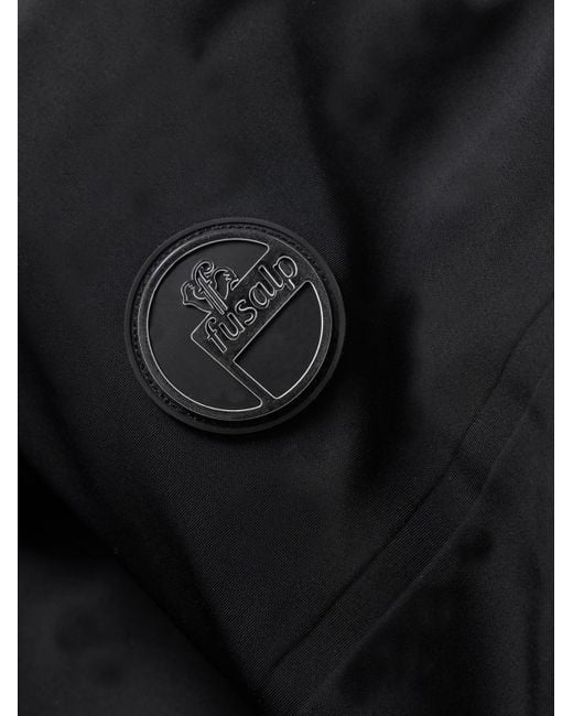 Fusalp Black Yohan Panelled Hooded Ski Jacket for men