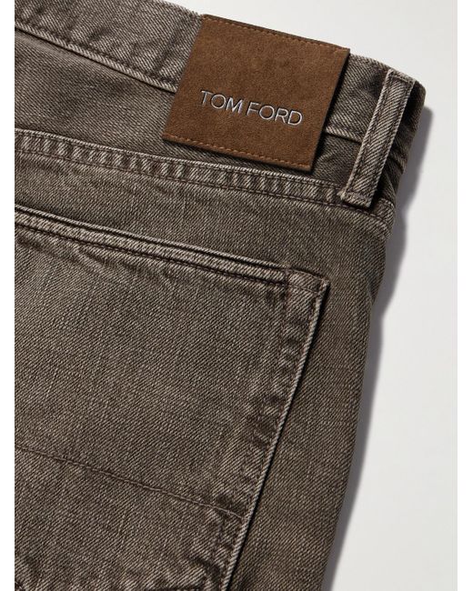 Tom Ford Gray Straight-leg Jeans for men