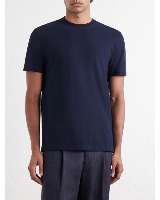 Slowear Blue Slim-Fit Icecotton Jersey T-Shirt for men