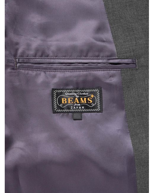 Blazer Destrutturato di Beams Plus in Black da Uomo